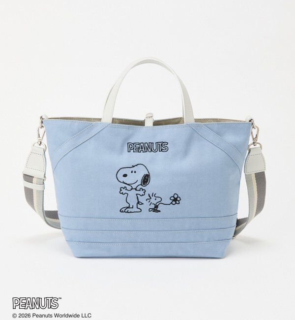  「《PEANUTS&times;russet》リバーシブルトートバッグ」|トートバッグ|スカイブルー