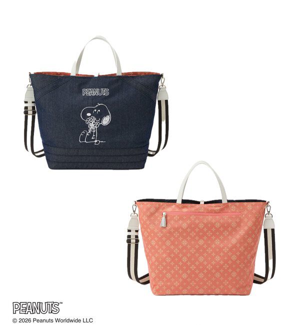  「《PEANUTS&times;russet》リバーシブルビッグトートバッグ」|トートバッグ|