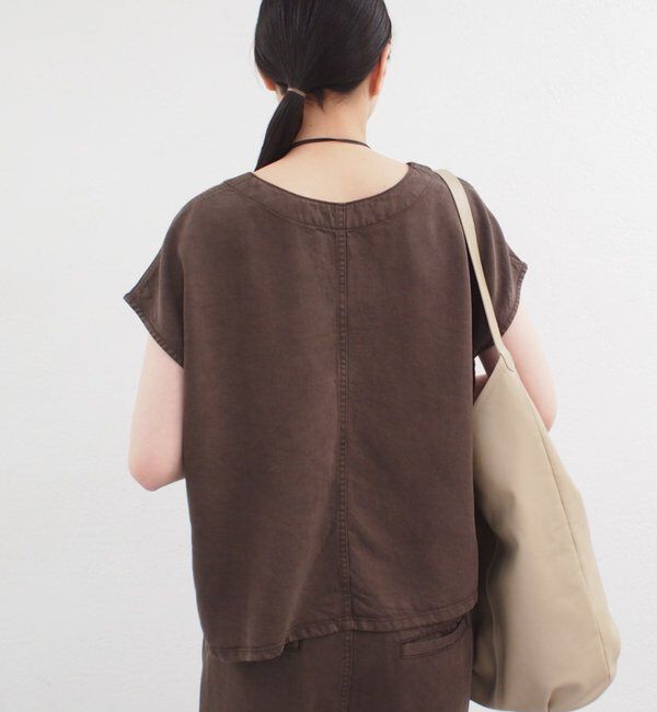  「《セットアップ着用可》リヨセルプルオーバー」|シャツ・ブラウス|