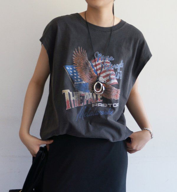  「【GOOD ROCK SPEED】EAGLEフレンチT」|Tシャツ・カットソー|ブラック