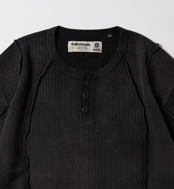  「Sourcream針抜きヘンリースイッチングS/STEE」|Tシャツ・カットソー|
