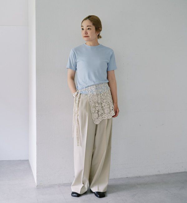  「【LUALY】シアープレーンチビTee」|Tシャツ・カットソー|