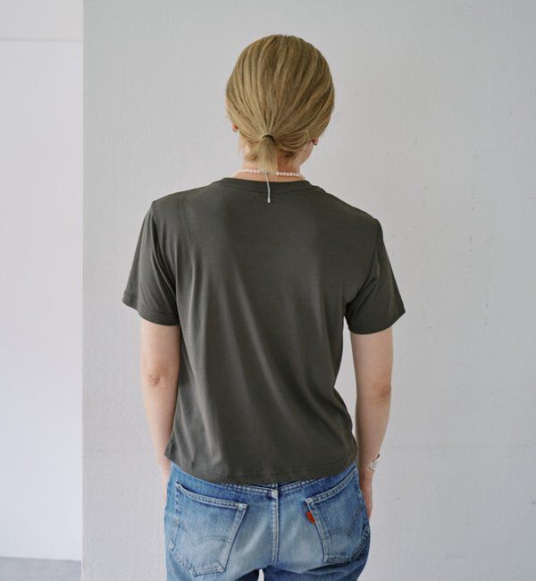  「【LUALY】シアープレーンチビTee」|Tシャツ・カットソー|