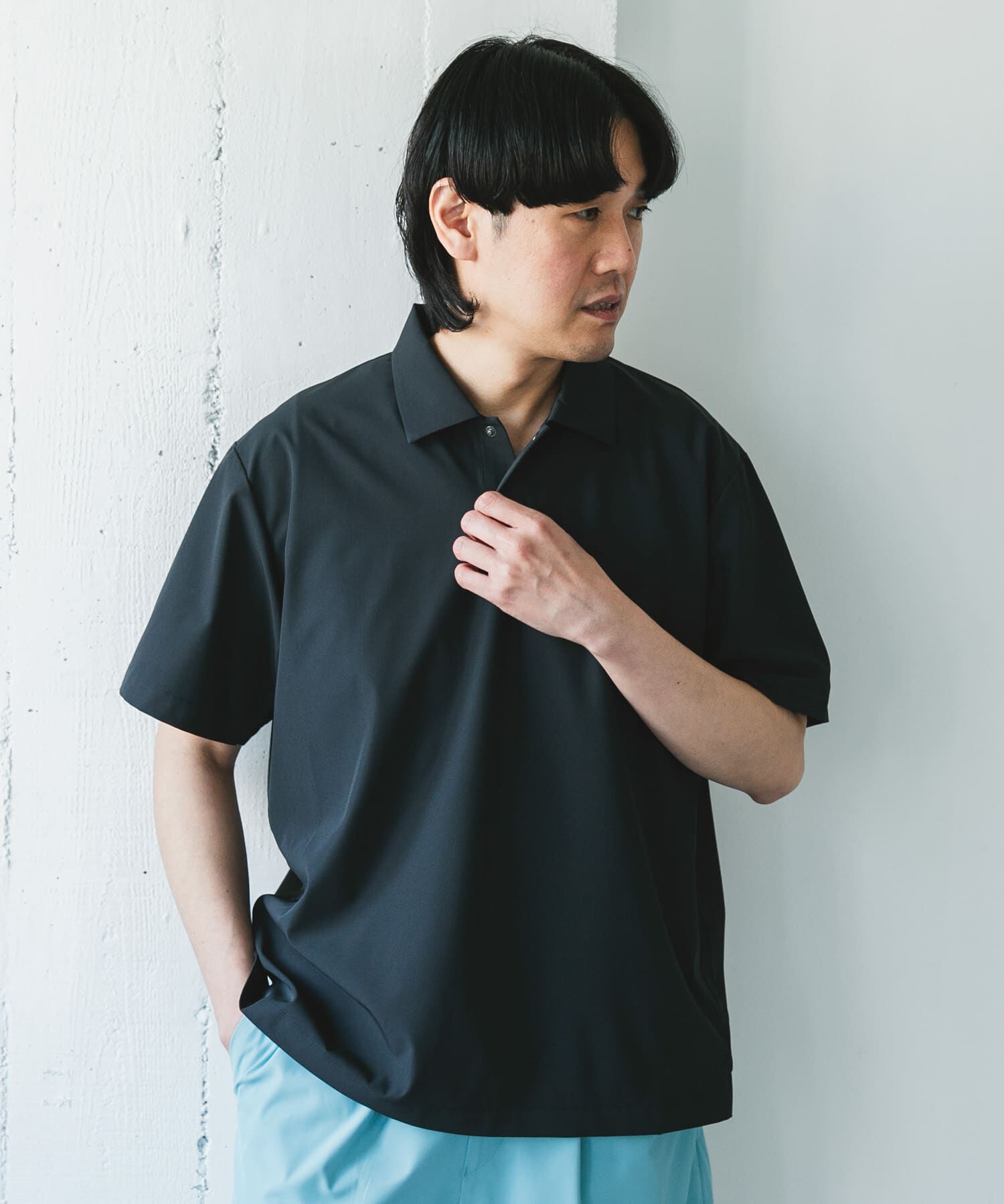 URBAN RESEARCH DOORS「『UR TECH』サマシェア ポロシャツ」|ポロシャツ|