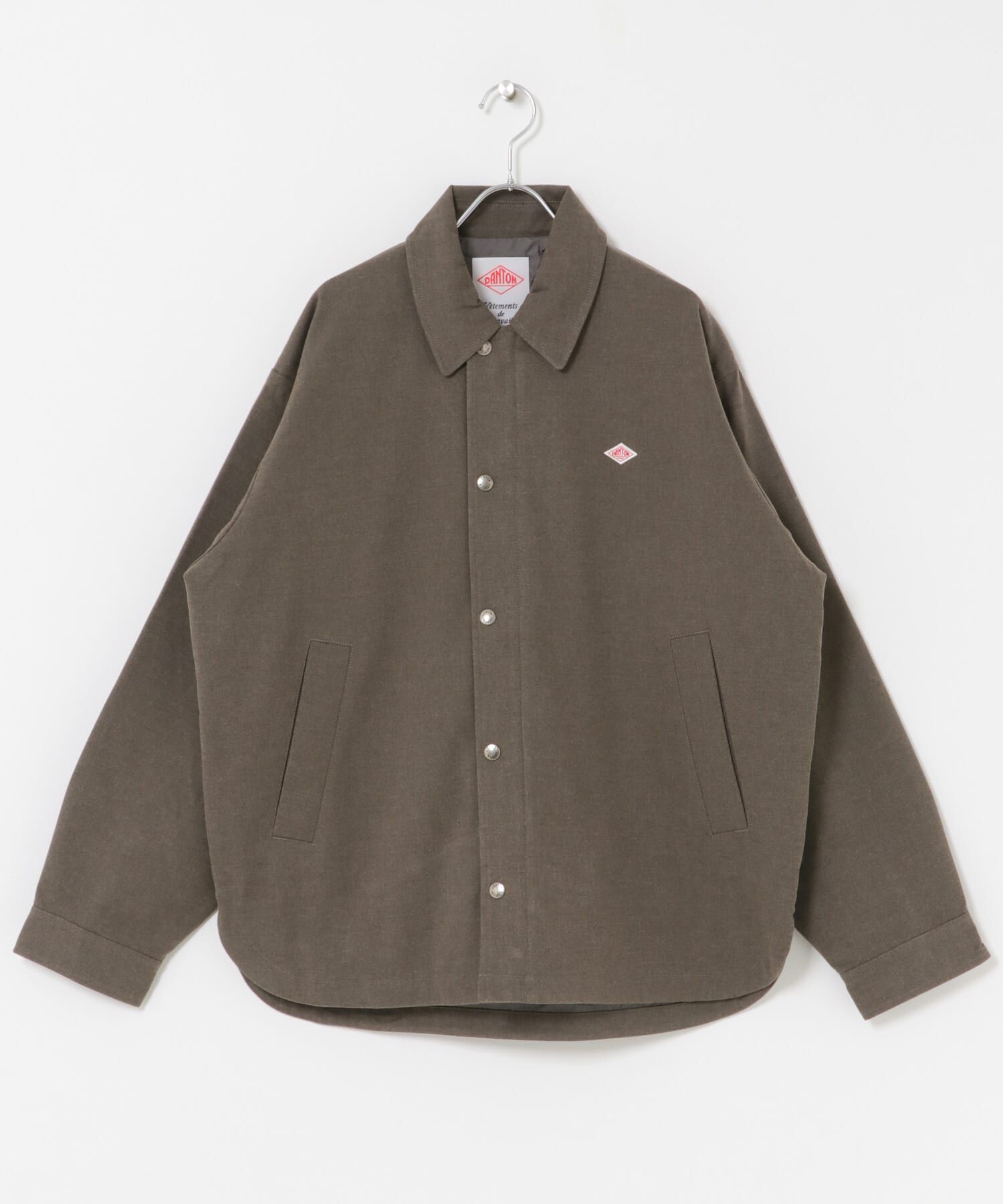 URBAN RESEARCH DOORS「DANTON　COACH JACKET」|ノーカラーコート|