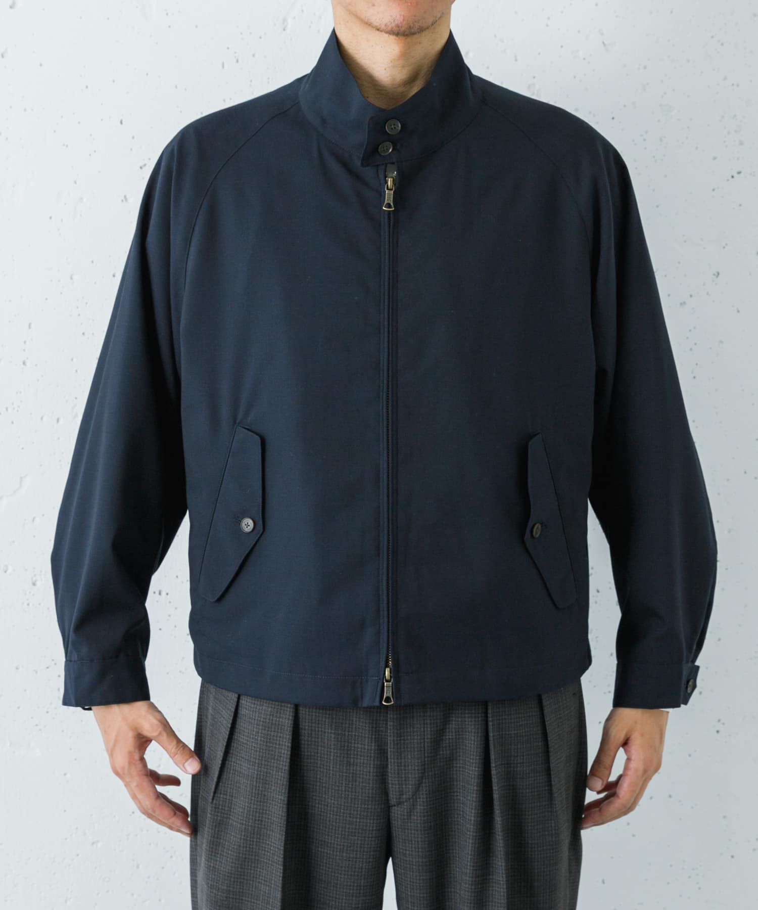 URBAN RESEARCH「BROOKS BROTHERS　EXCLUSIVE T/W ZIP JACKET」|ノーカラーコート|