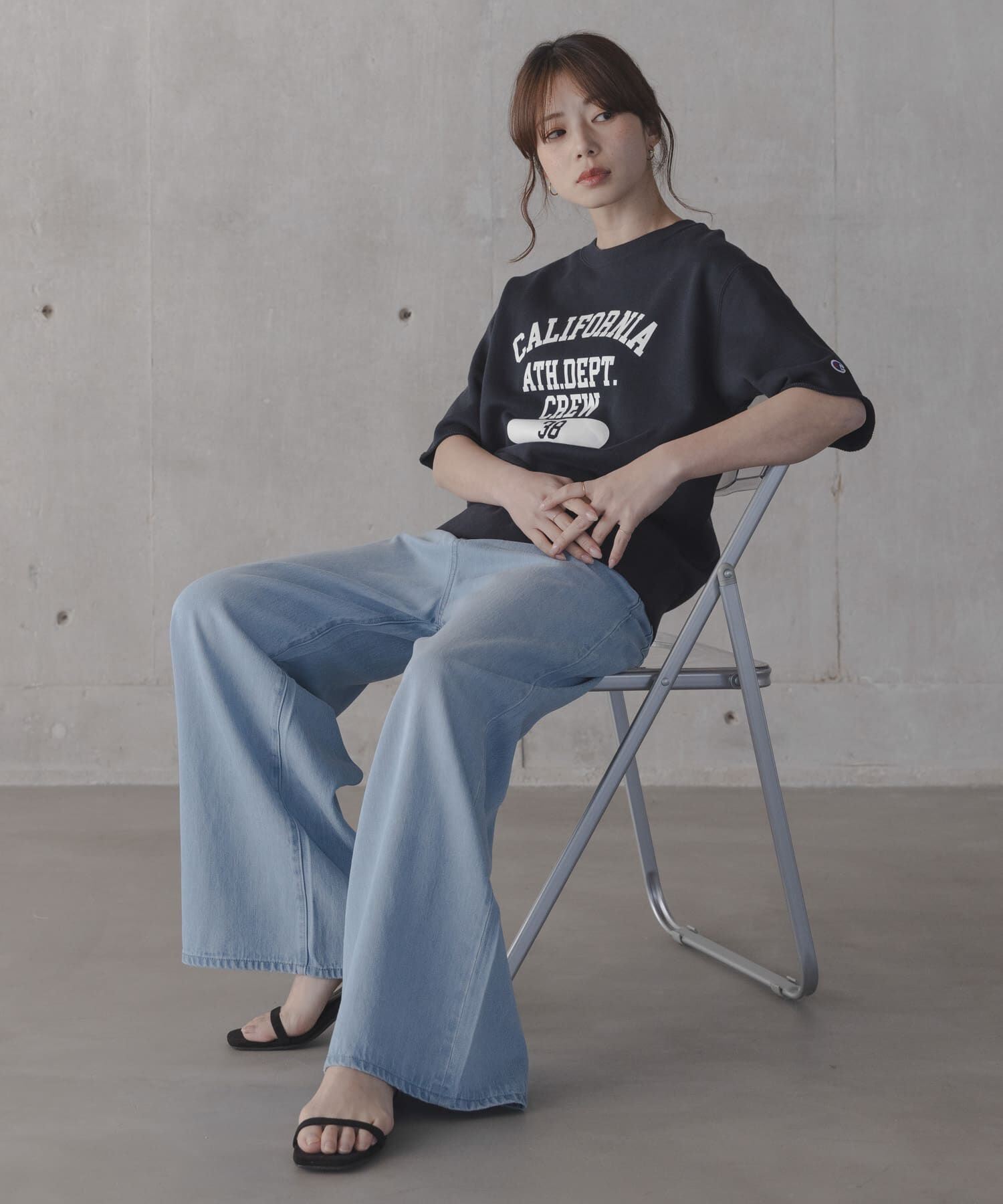 Sonny Label 「『別注』CHAMPION&times;Sonny Label　ロゴスウェットTシャツ」|スウェット・ジャージ|