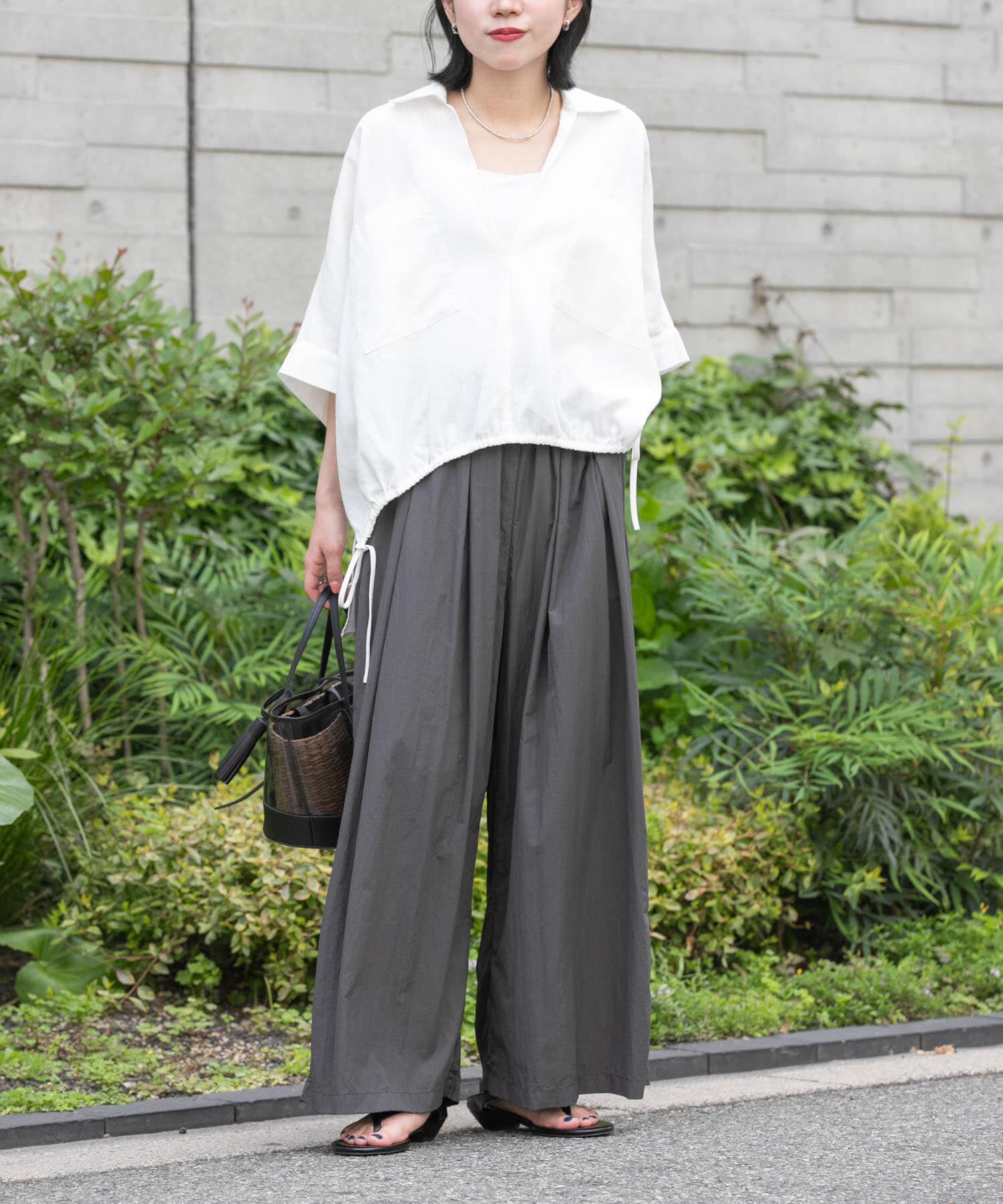 URBAN RESEARCH「『UR TECH』ギャザーワイドパンツ」|その他|
