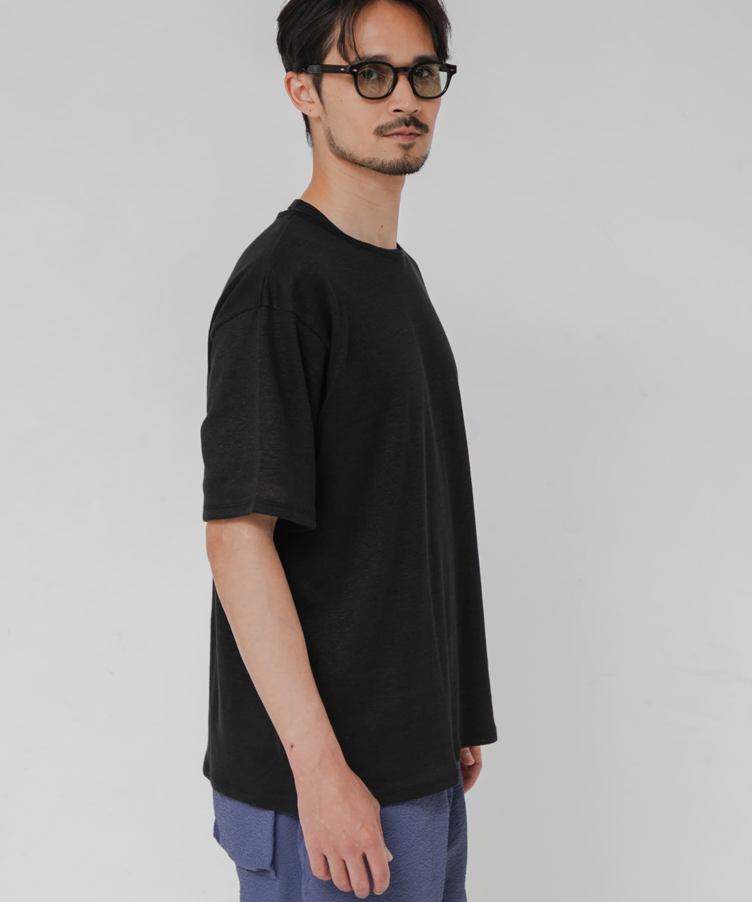 URBAN RESEARCH「LINEN NARROW TRIM T-SHIRTS」|Tシャツ・カットソー|