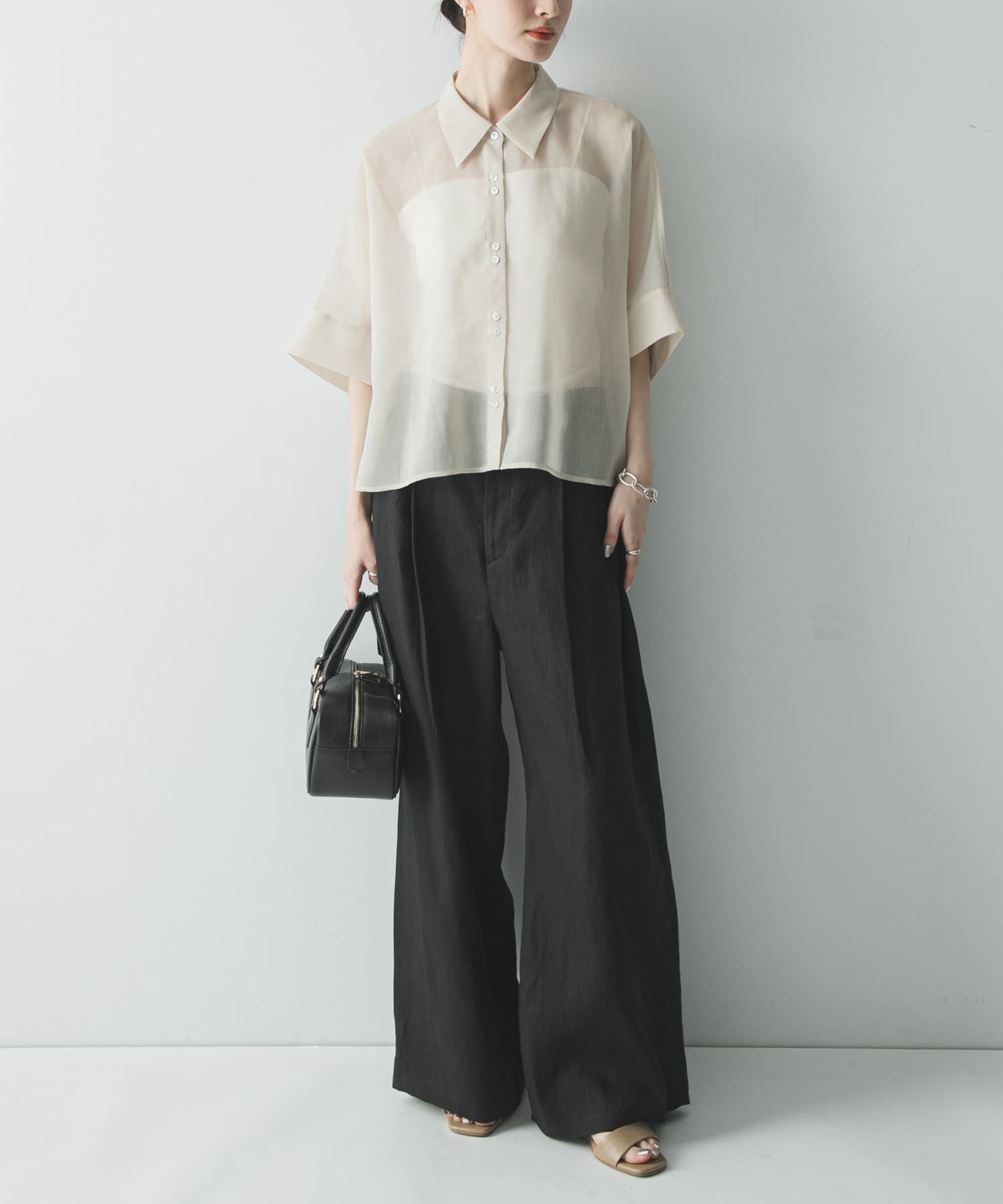 URBAN RESEARCH「『3サイズ展開』リネンイージーワイドスラックス」|その他|