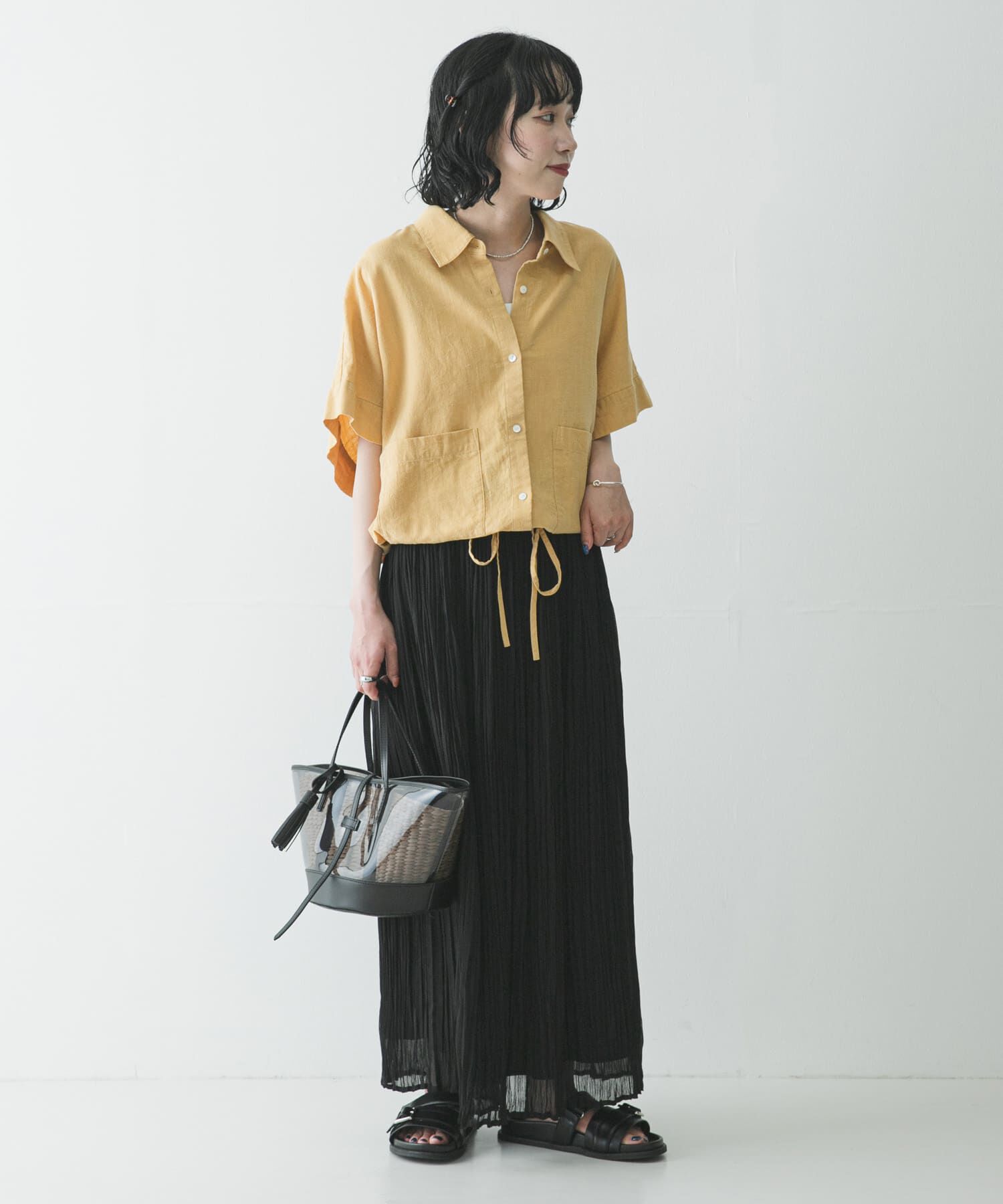 URBAN RESEARCH「シアープリーツイージースカート」|スカート|