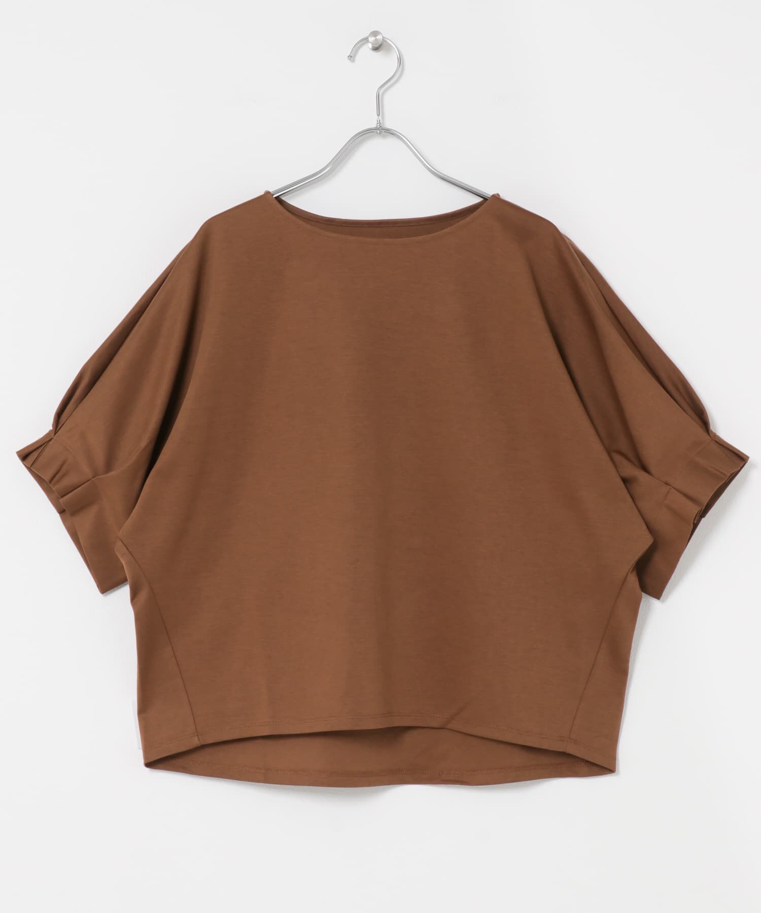 URBAN RESEARCH ROSSO「UVカットクールタッチタックスリーブプルオーバー」|Tシャツ・カットソー|キャメル