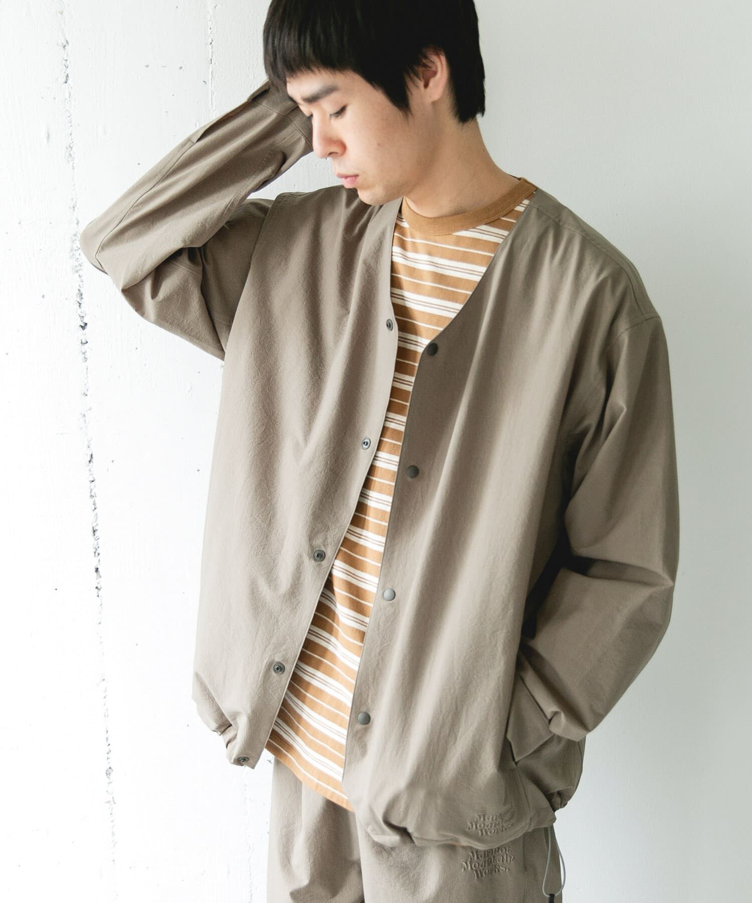URBAN RESEARCH DOORS「『別注』Marmot&times;DOORS　DOTAIR CARDIGAN SHIRTS」|ノーカラージャケット|