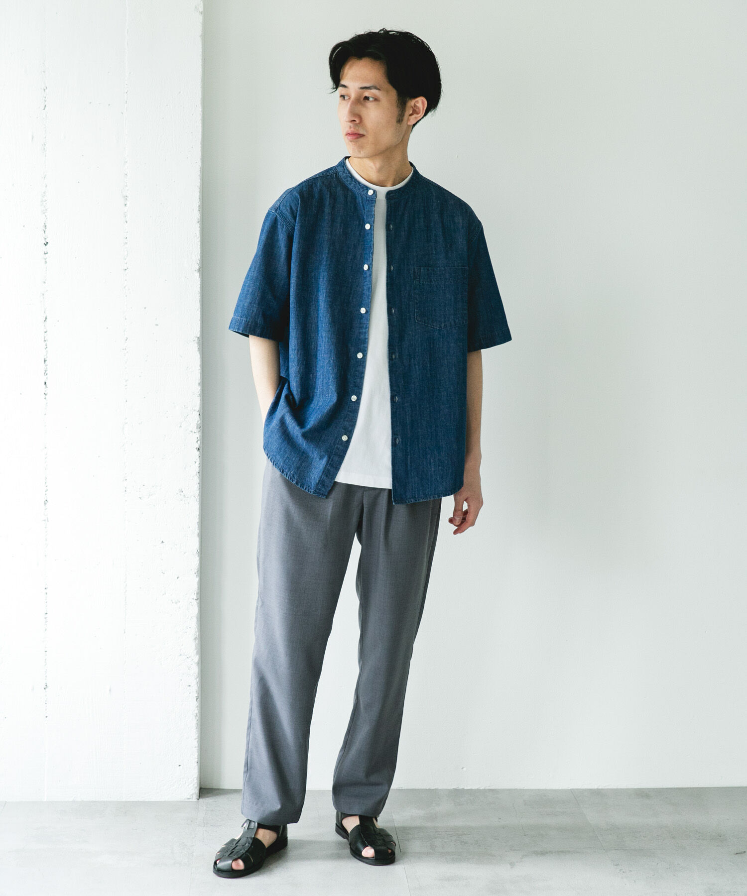 URBAN RESEARCH DOORS「リネンライクイージートラウザー」|その他|
