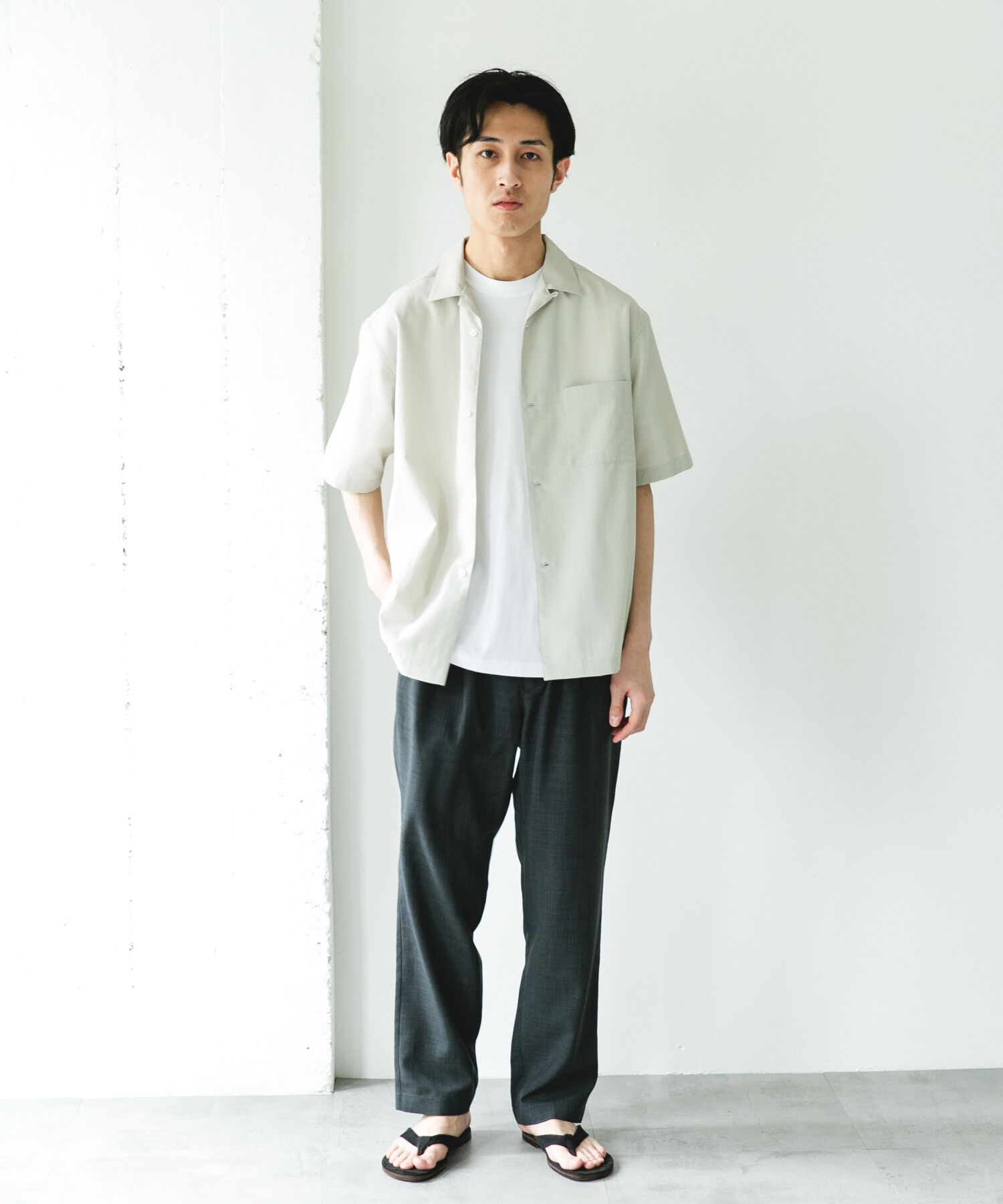 URBAN RESEARCH DOORS「リネンライクイージートラウザー」|その他|