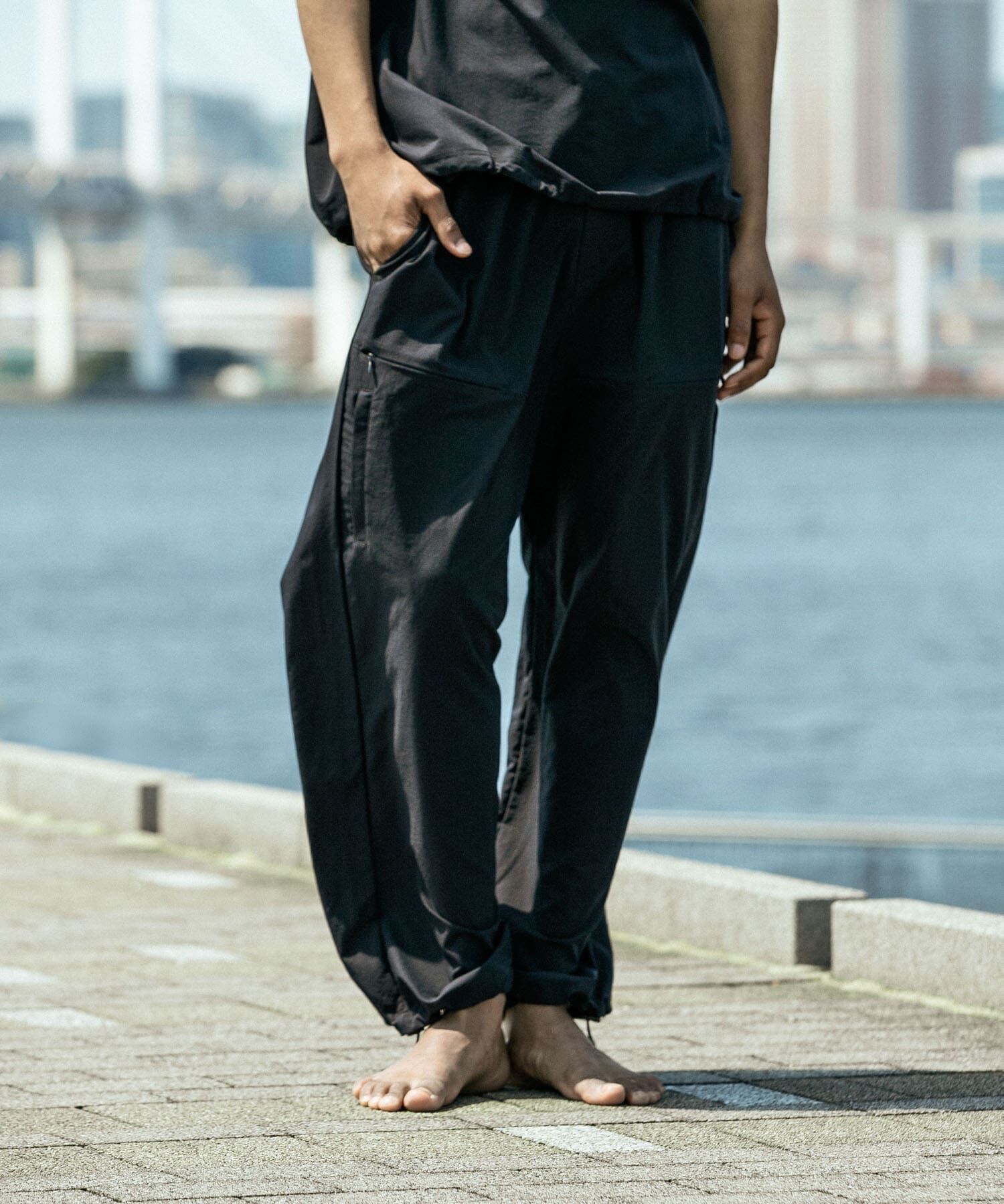 URBAN RESEARCH「COOL DOTS EASY PANTS」|その他|ネイビー