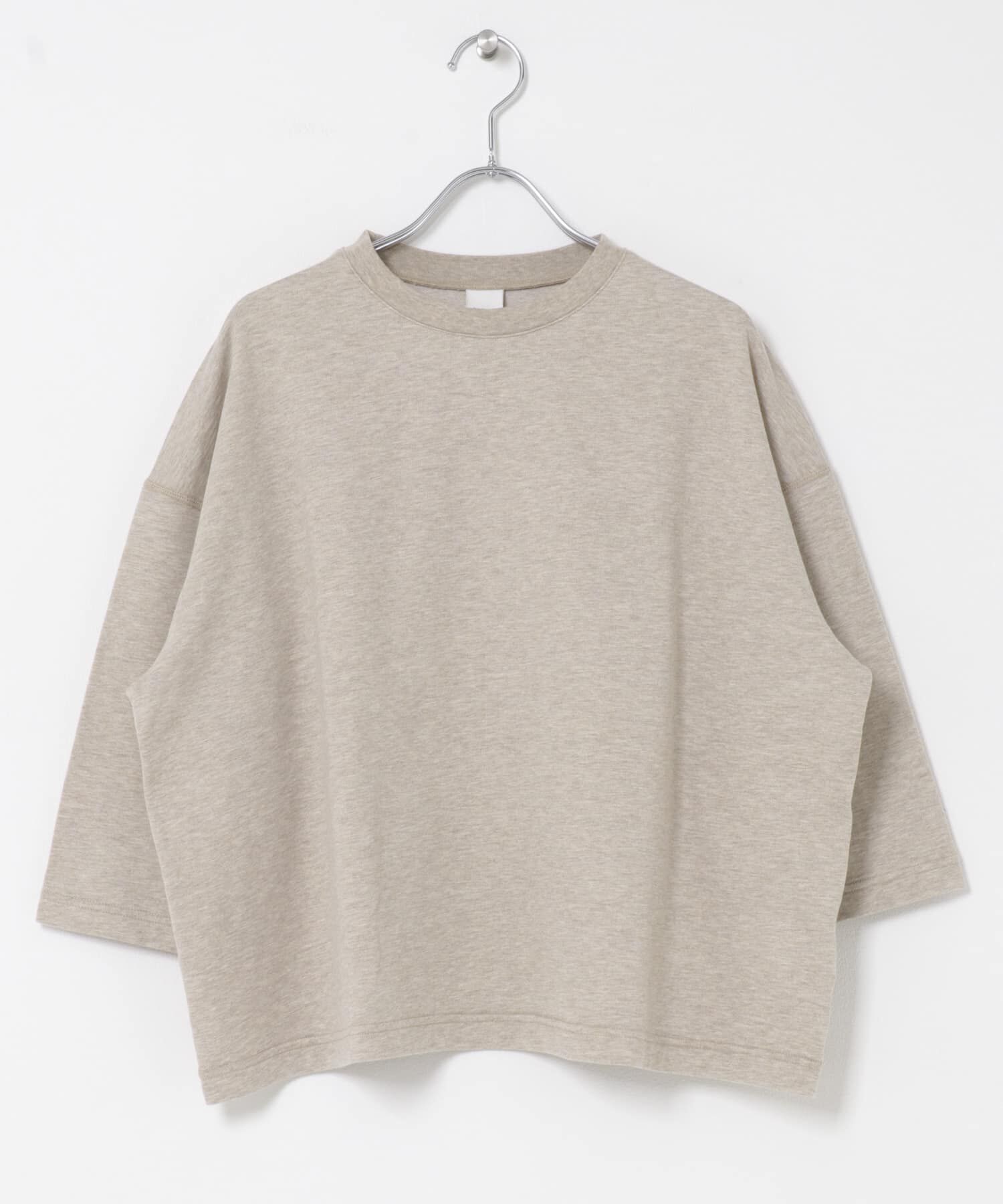 かぐれ「コットンインレー6分袖プルオーバー」|Tシャツ・カットソー|