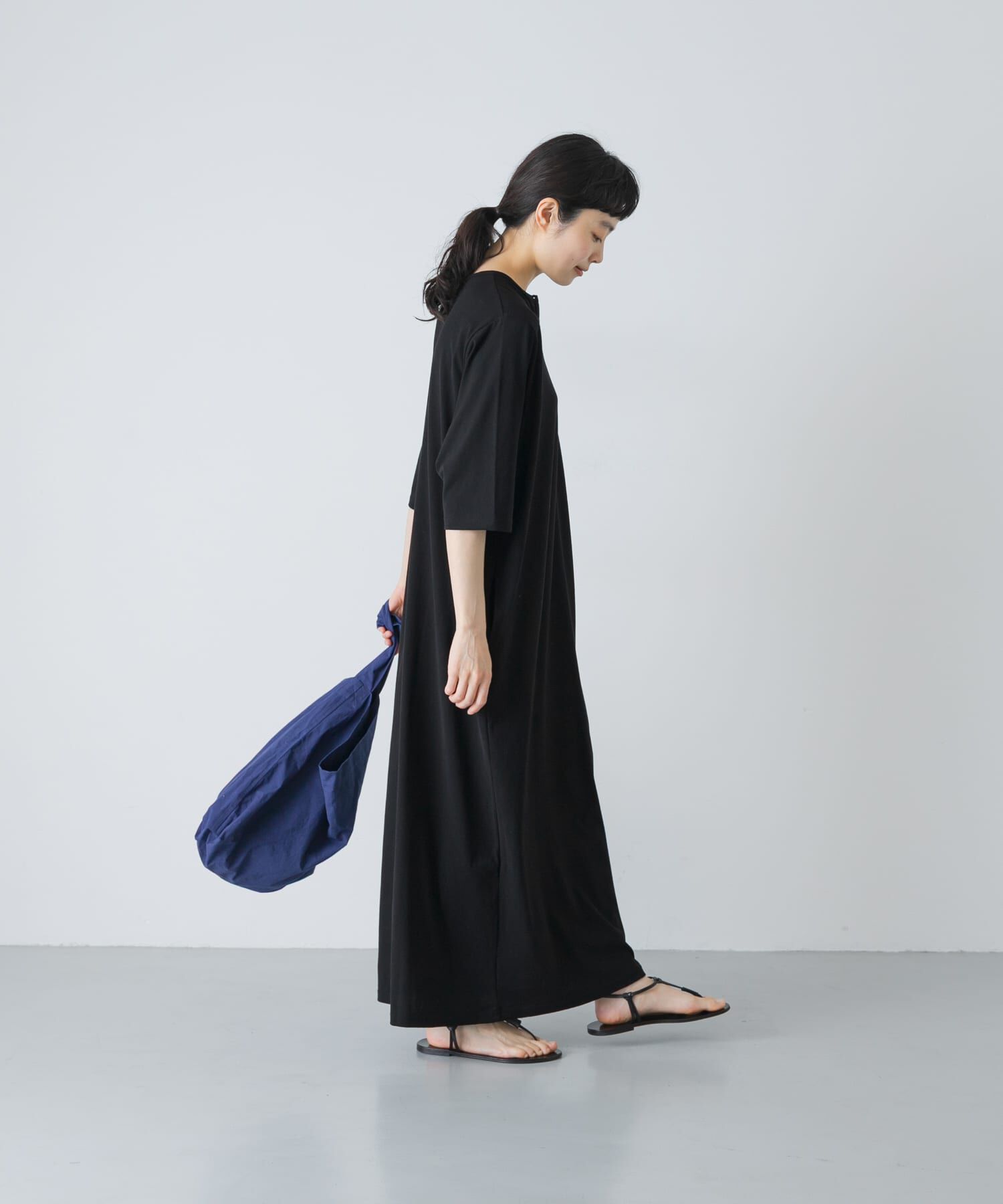 かぐれ「『2サイズ展開』ヘンリーカットワンピース」|ワンピース|