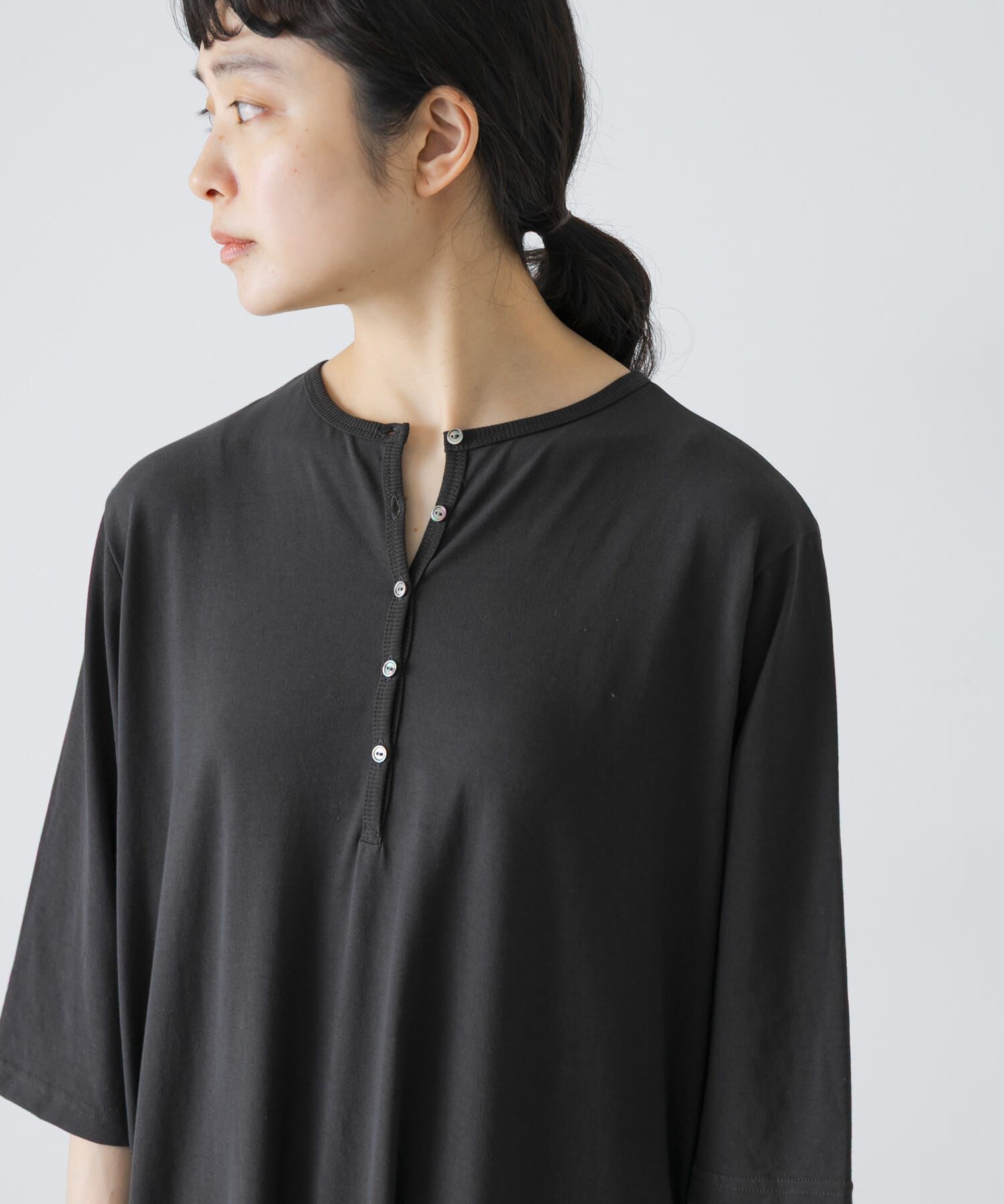 かぐれ「『2サイズ展開』ヘンリーカットワンピース」|ワンピース|