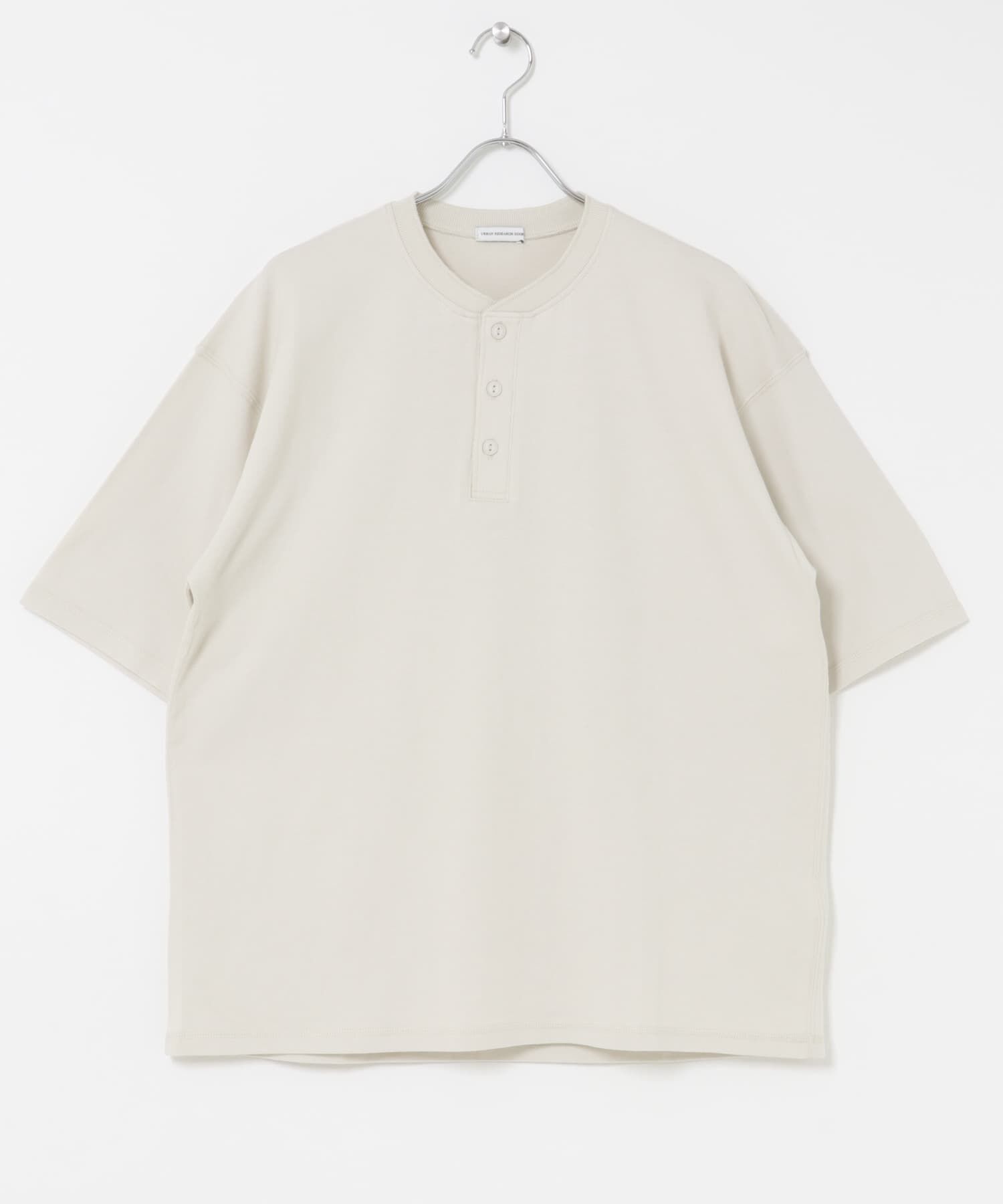 URBAN RESEARCH DOORS「TOMPKINS ヘンリーネック ショートスリーブ Tシャツ」|Tシャツ・カットソー|