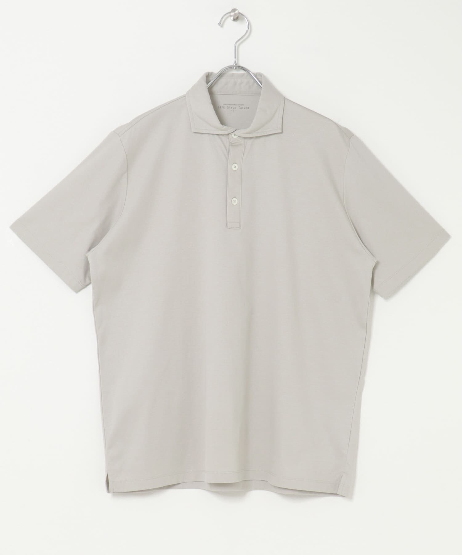 URBAN RESEARCH DOORS「LIFE STYLE TAILOR　『UR TECH』サマシェア ドレスポロ」|シャツ・ブラウス|ライトグレー