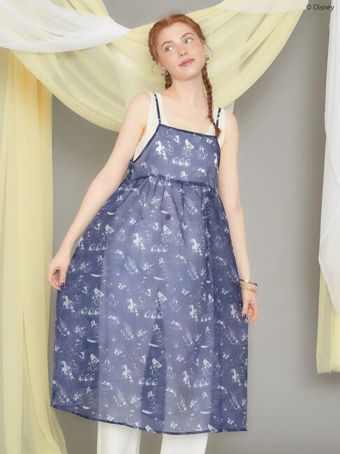 AMERICAN HOLIC「総柄シアーキャミワンピース/Disney」|ワンピース|