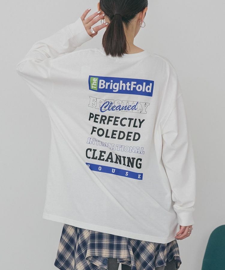 AMERICAN HOLIC「カンパニーロゴ風ロングTシャツ」|Tシャツ・カットソー|