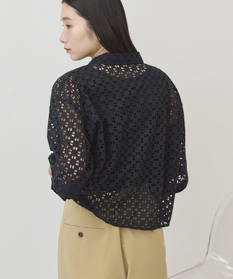 AMERICAN HOLIC「刺繍ショート半袖シャツ」|シャツ・ブラウス|