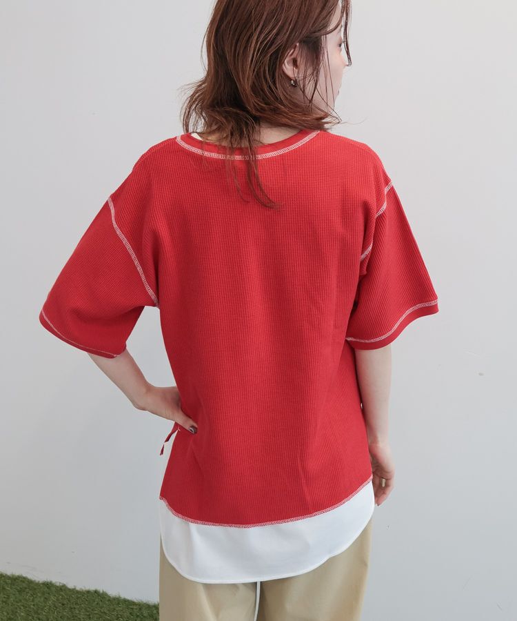 AMERICAN HOLIC「【RUSSELL】ワッフルヘンリーTシャツ」|Tシャツ・カットソー|