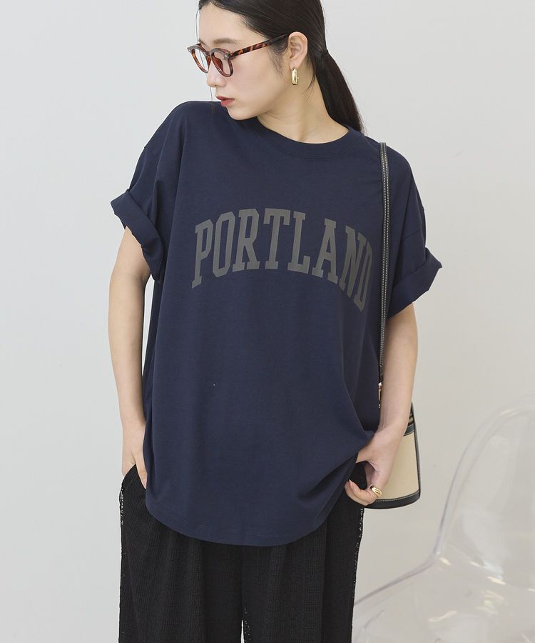 AMERICAN HOLIC「PORTLAND裾ラウンドTシャツ」|Tシャツ・カットソー|