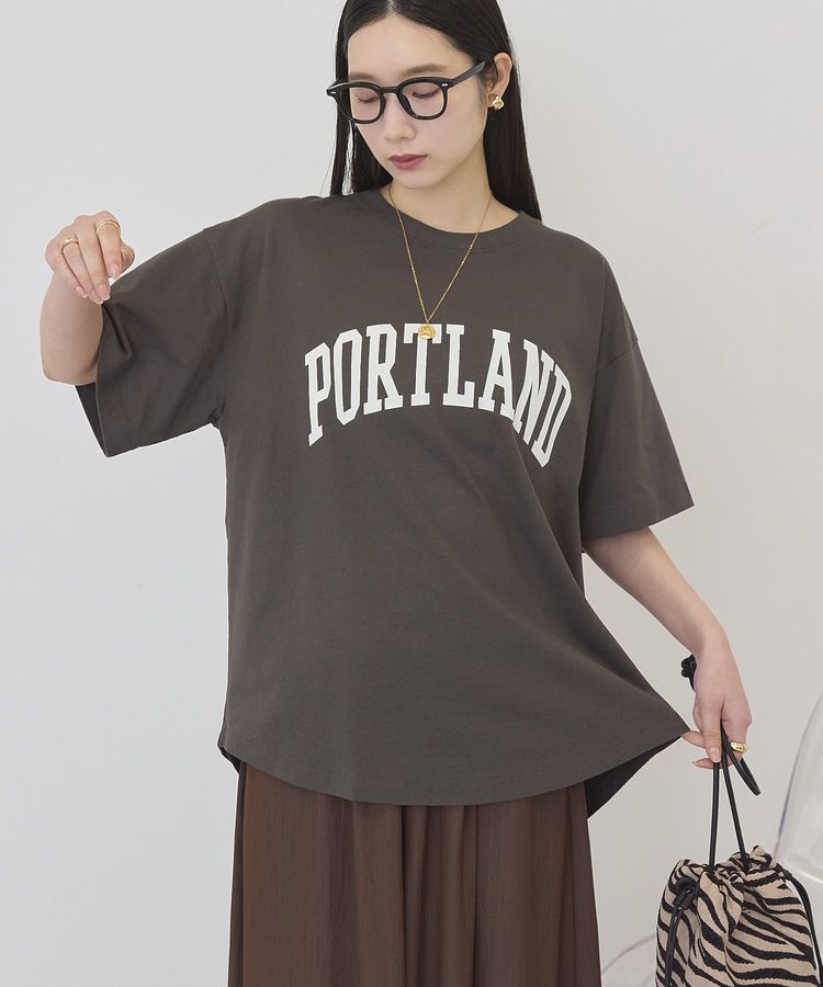 AMERICAN HOLIC「PORTLAND裾ラウンドTシャツ」|Tシャツ・カットソー|