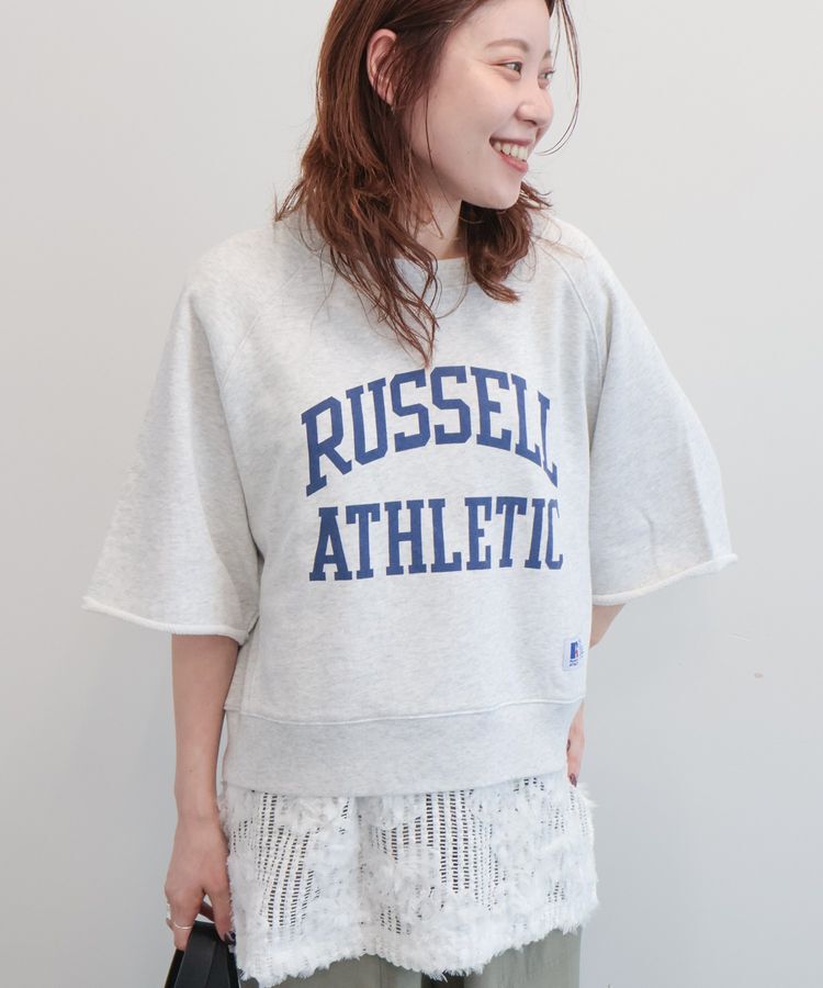 AMERICAN HOLIC「【RUSSELL】ロゴ半袖スウェット」|スウェット・ジャージ|