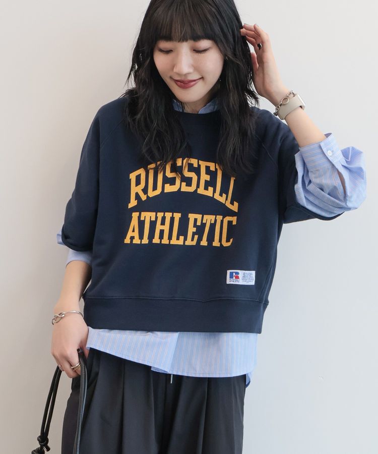 AMERICAN HOLIC「【RUSSELL】ロゴ半袖スウェット」|スウェット・ジャージ|