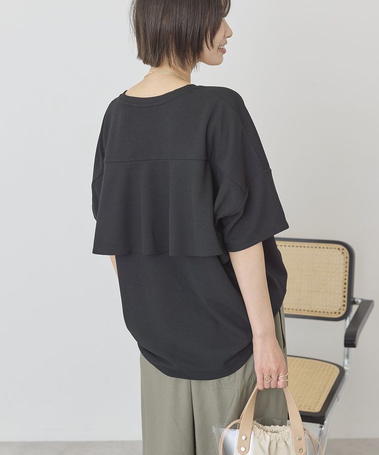 AMERICAN HOLIC「【WEB限定】バックフリル半袖プルオーバー」|Tシャツ・カットソー|