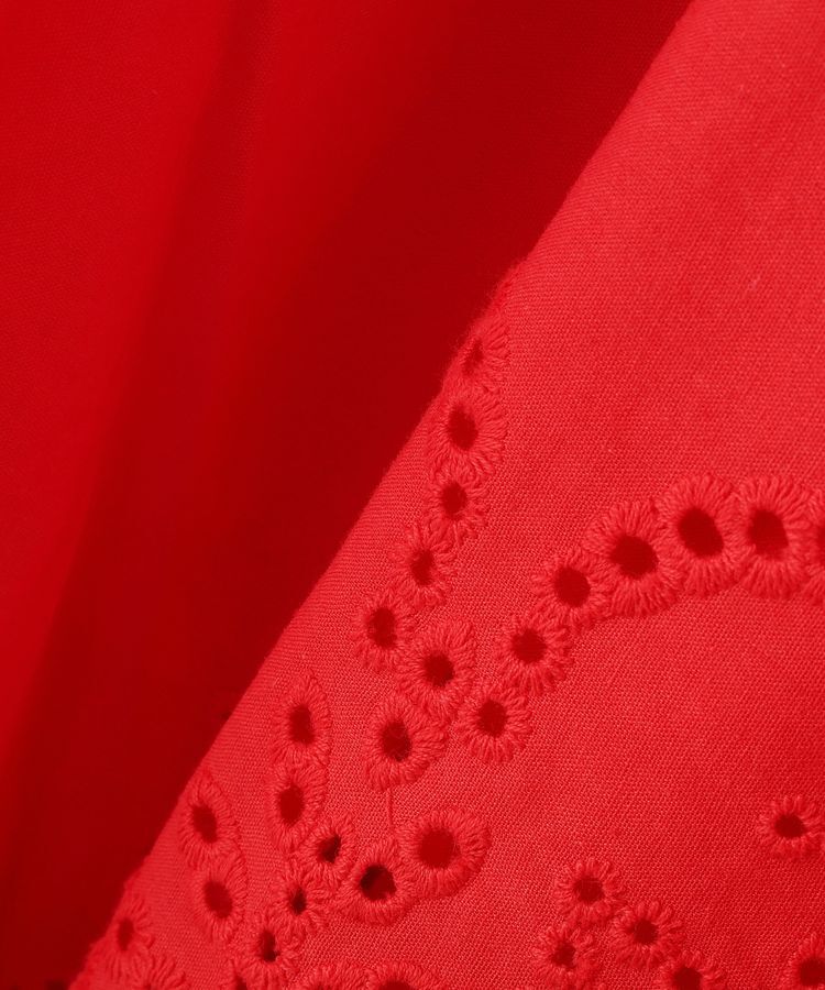 AMERICAN HOLIC「アイレット刺繍ティアードスカート」|フレア|