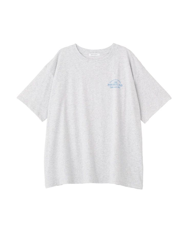 AMERICAN HOLIC「BARロゴプリントTシャツ」|Tシャツ・カットソー|Light Gray Mixture