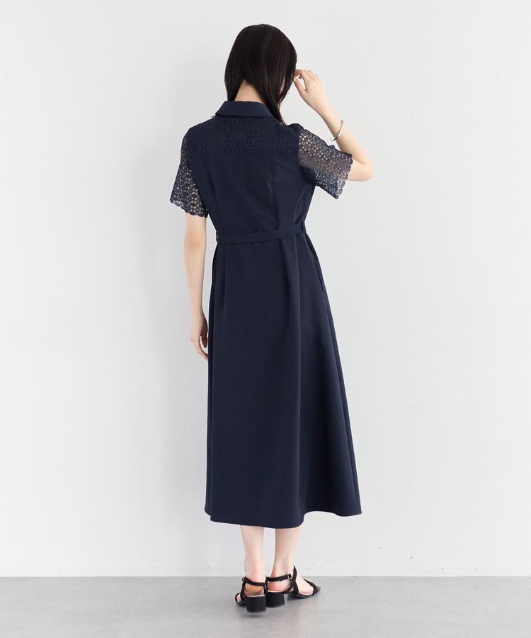 YECCA VECCA「レース切替ワンピース」|ワンピース|