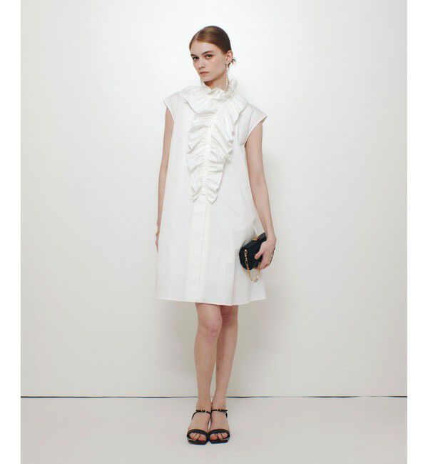 LOULOU WILLOUGHBY「【LOULOU WILLOUGHBY】ビッグフリルドワンピース」|ワンピース|