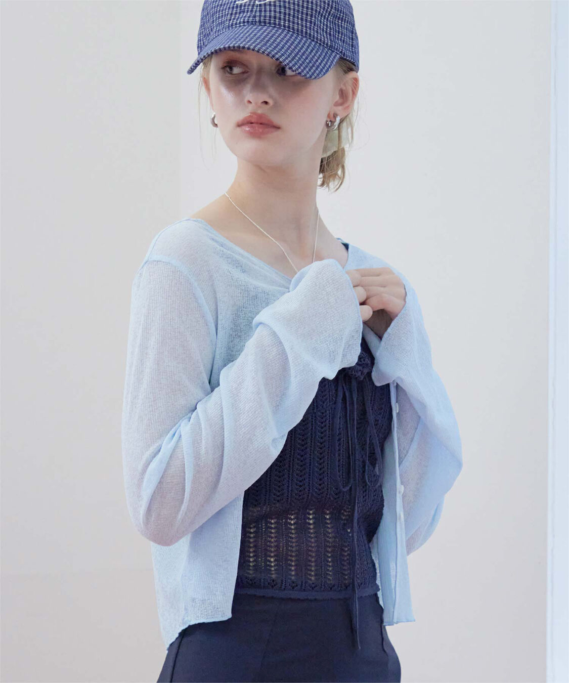 SEA DRESS「シアーショート丈トップス/ラッシュガード」|ビキニトップス|