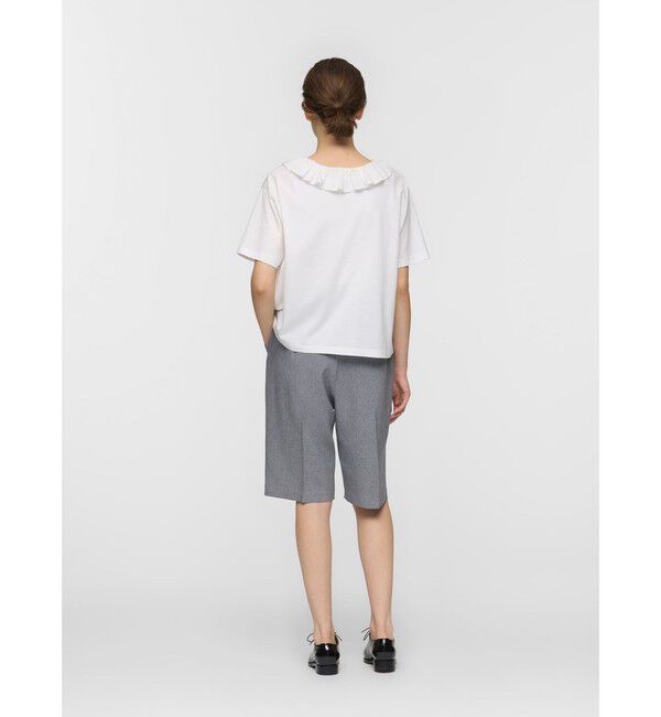 mizuiro ind「mizuiro ind フリルカラースキッパーTシャツ」|Tシャツ・カットソー|