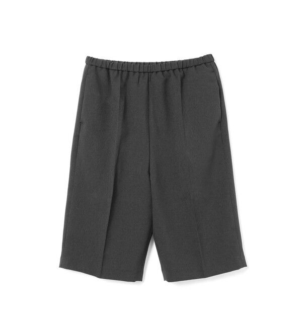mizuiro ind「mizuiro ind センタープレスショートパンツ」|その他|ブラック
