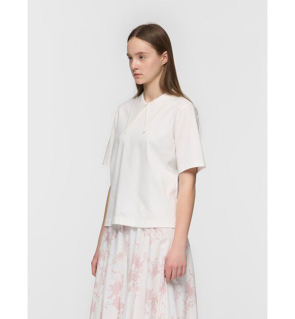 mizuiro ind「mizuiro ind ロングカラーTシャツ」|Tシャツ・カットソー|