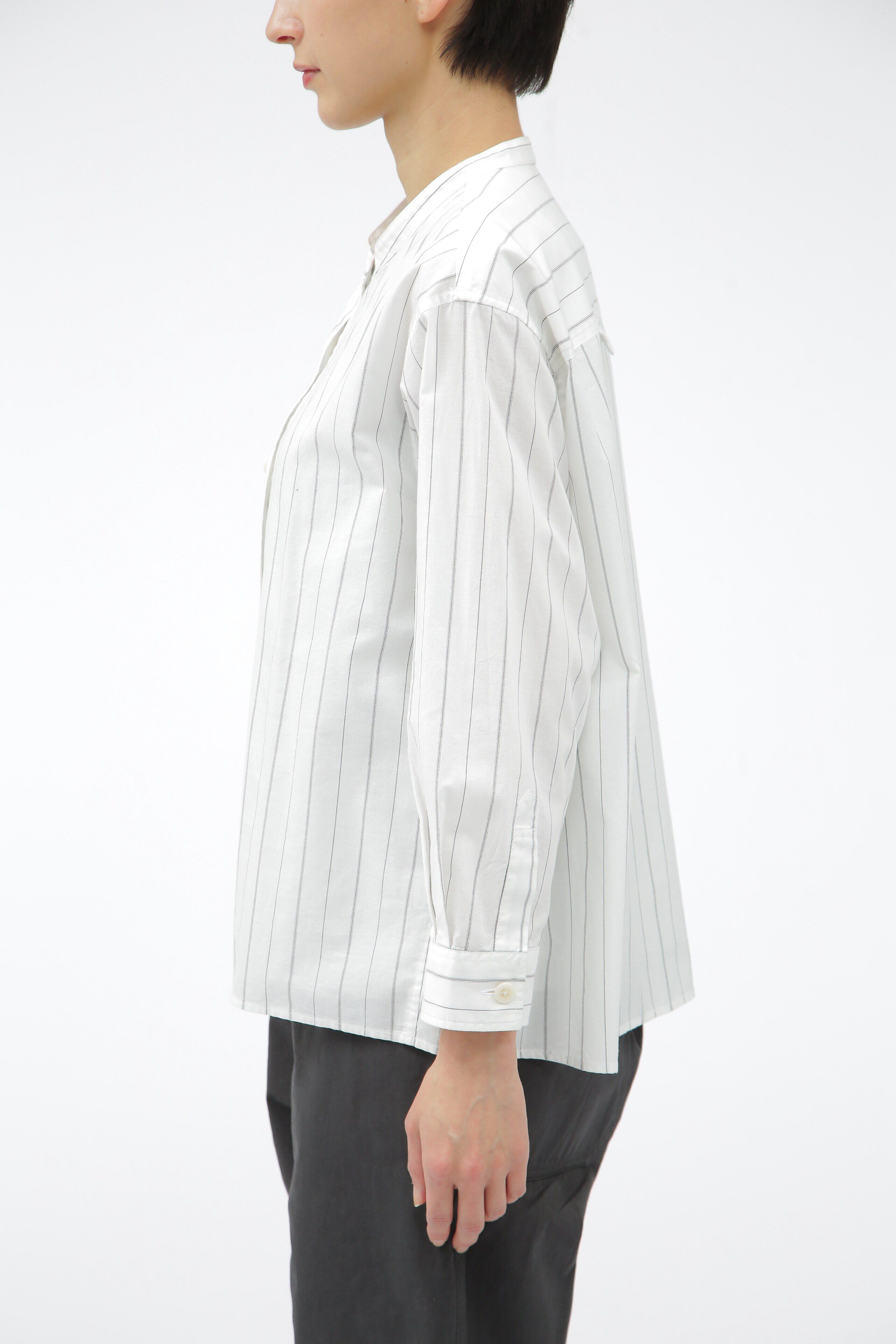 MHL.「GRAPHIC COTTON STRIPE」|シャツ・ブラウス|