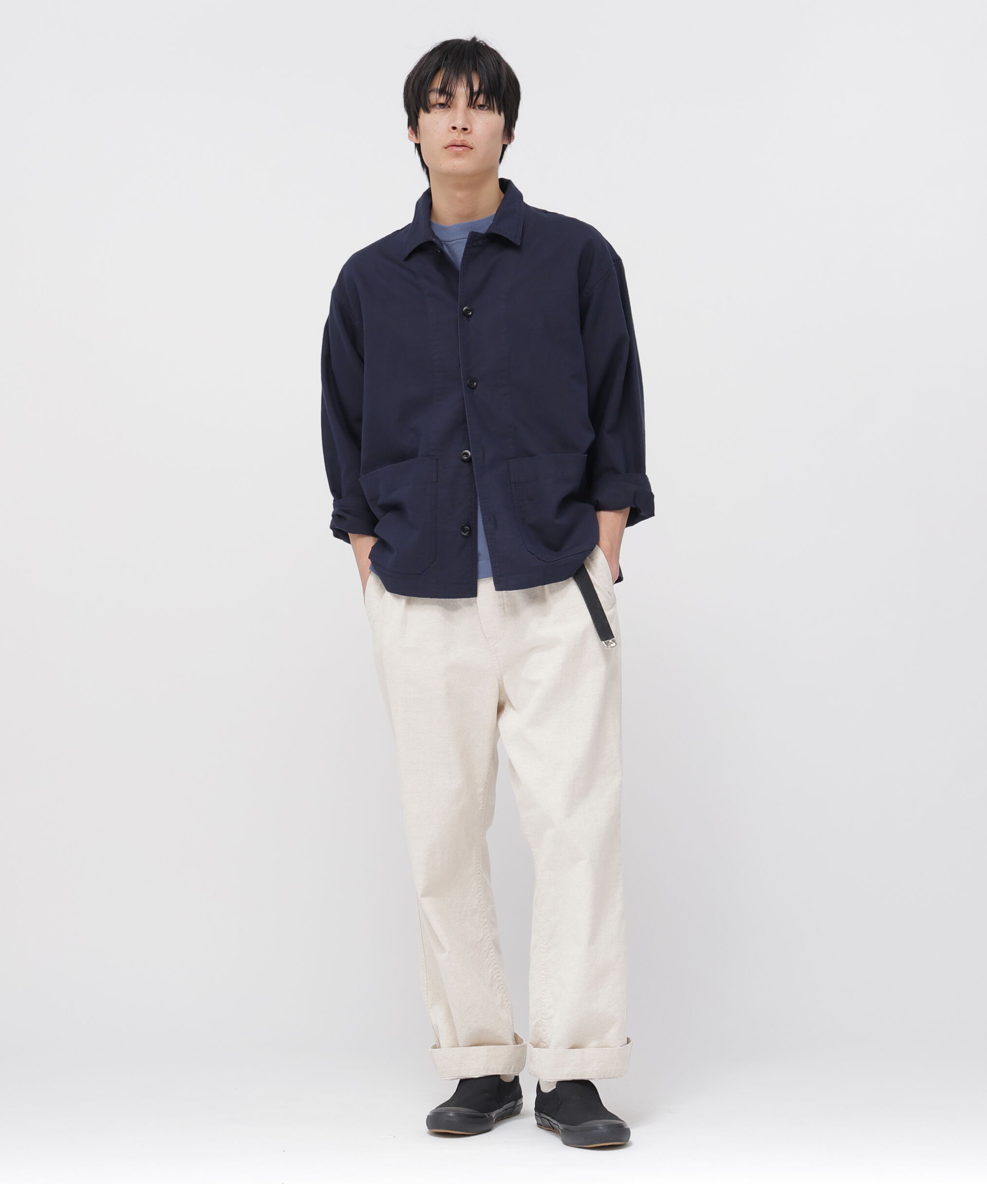 MHL.「COTTON HEMP OXFORD SHIRT」|シャツ・ブラウス|