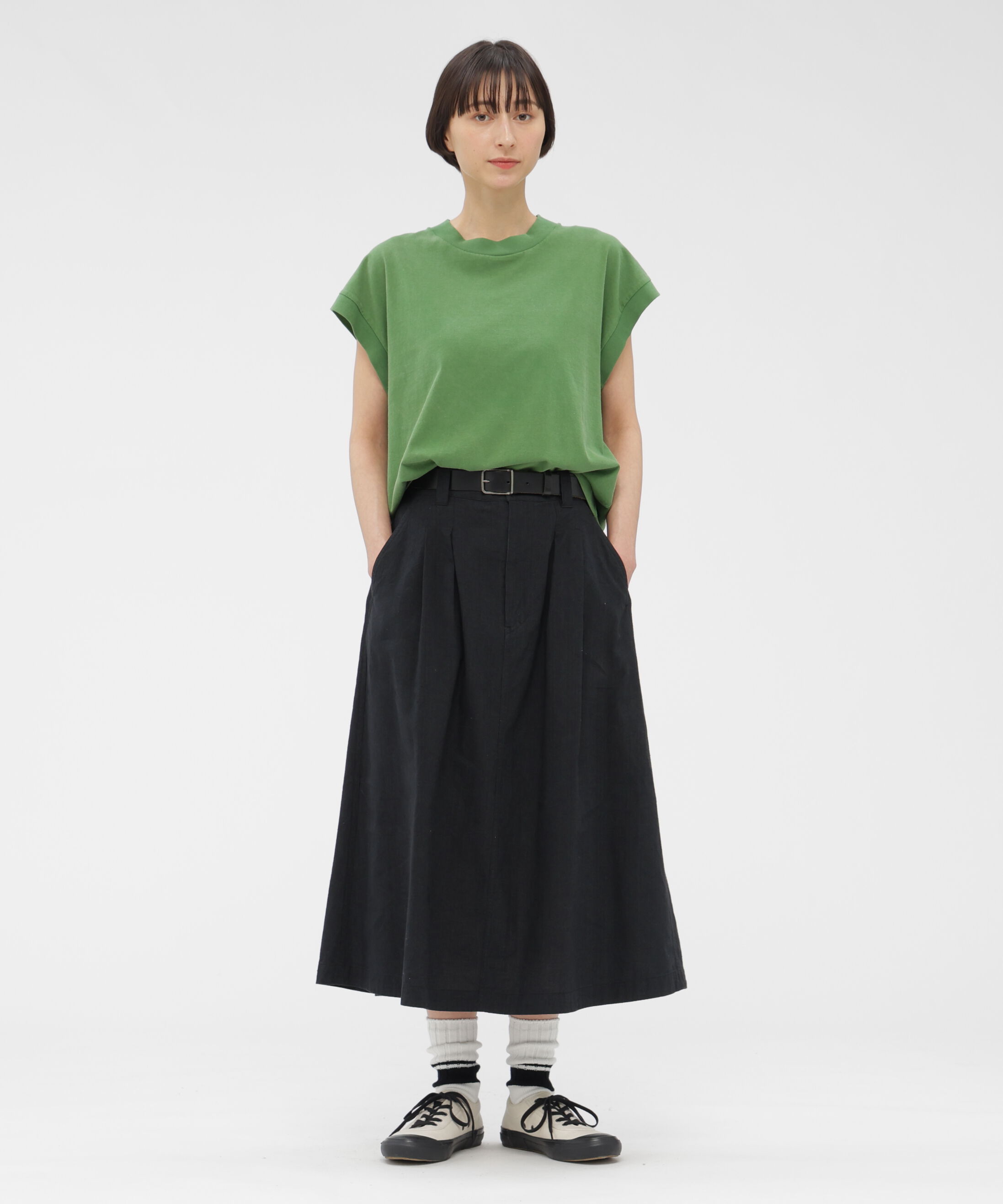 MHL.「FADED ROUGH COTTON JERSEY TOP」|Tシャツ・カットソー|