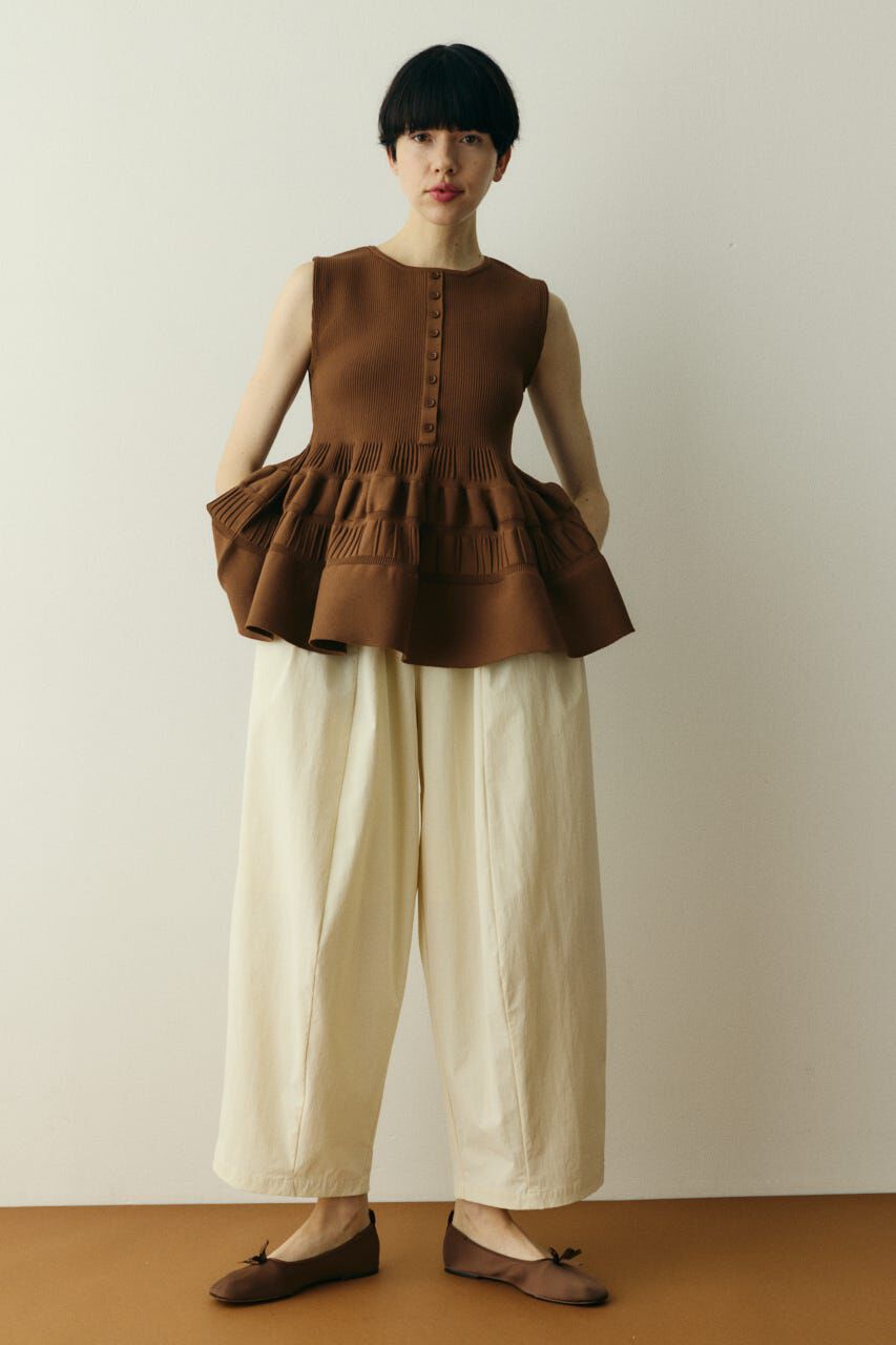 HeRIN.CYE「［予約］Peplum knit tops」|ニット・セーター|