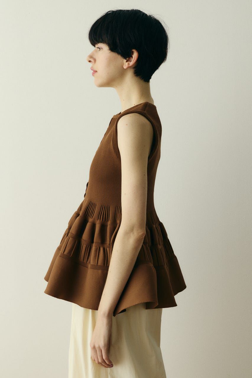 HeRIN.CYE「［予約］Peplum knit tops」|ニット・セーター|