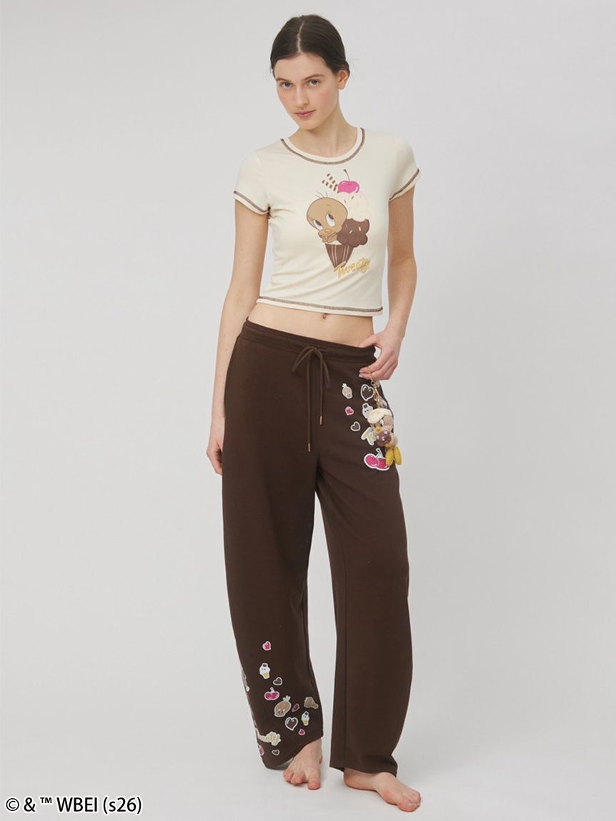 SNIDEL HOME「【Tweety】スウェットロングパンツ」|ルームウェア|
