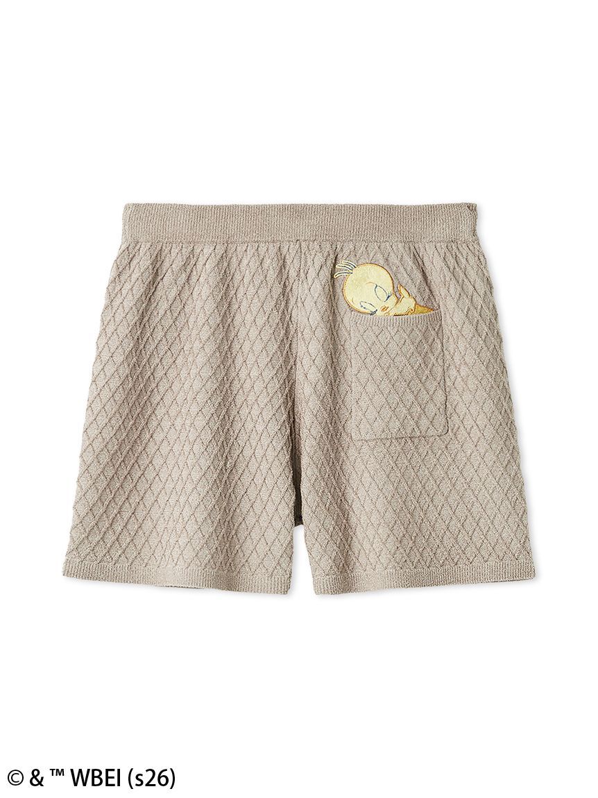 SNIDEL HOME「【Tweety】ワッフルコーンニットショートパンツ」|ルームウェア|