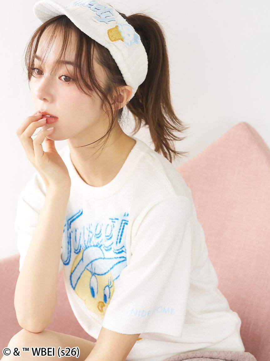 SNIDEL HOME「【Tweety】モチーフニットプルオーバー」|ルームウェア|